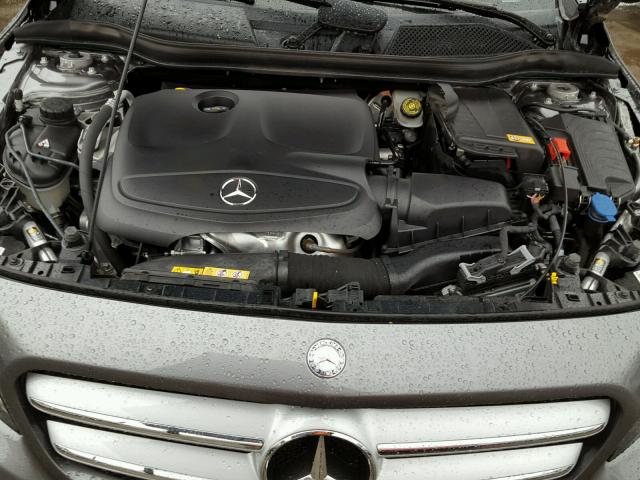 WDCTG4GB6FJ059560 - 2015 MERCEDES-BENZ GLA 250 4M GRAY photo 7