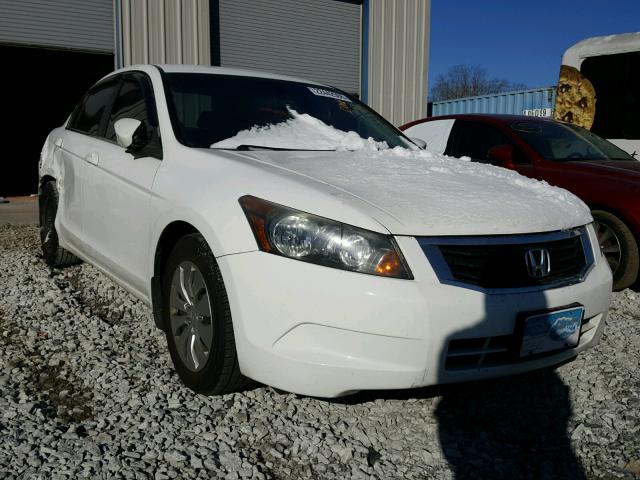 1HGCP263X9A059832 - 2009 HONDA ACCORD LX WHITE photo 1