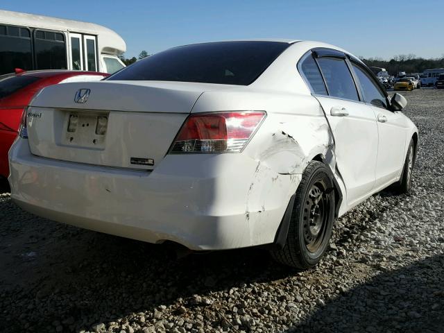 1HGCP263X9A059832 - 2009 HONDA ACCORD LX WHITE photo 4