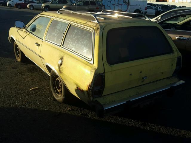 0000009T12Y171444 - 1979 FORD PINTO YELLOW photo 3