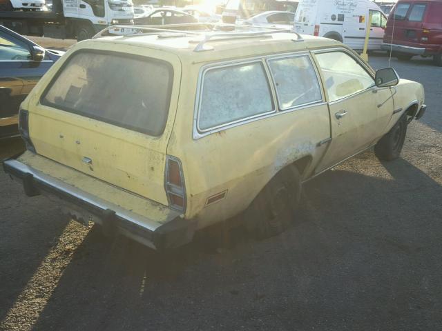 0000009T12Y171444 - 1979 FORD PINTO YELLOW photo 4