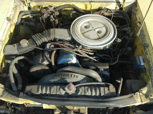 0000009T12Y171444 - 1979 FORD PINTO YELLOW photo 7