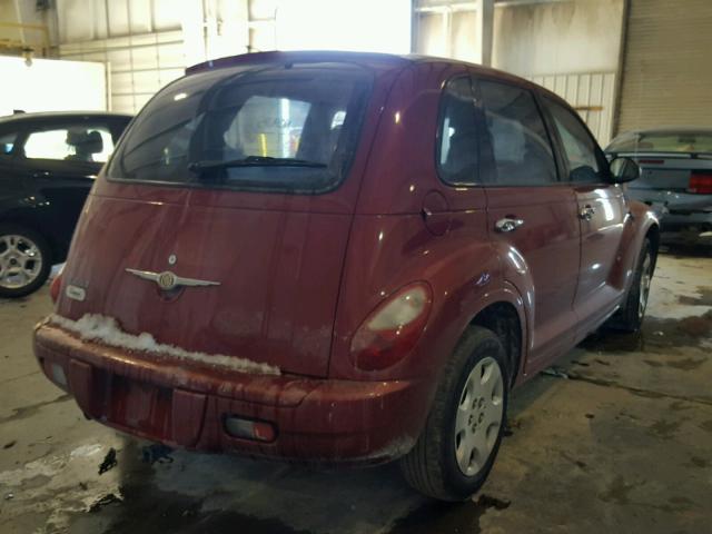 3A8FY48B38T102786 - 2008 CHRYSLER PT CRUISER MAROON photo 4