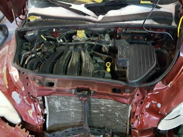 3A8FY48B38T102786 - 2008 CHRYSLER PT CRUISER MAROON photo 7