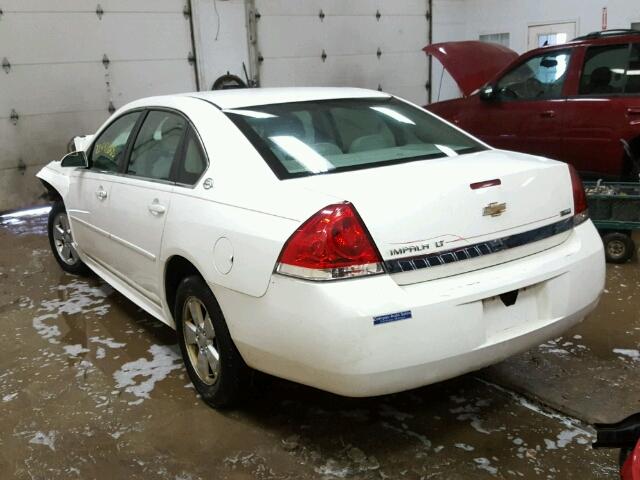 2G1WT57K391160051 - 2009 CHEVROLET IMPALA 1LT WHITE photo 3