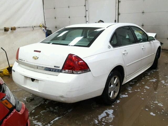 2G1WT57K391160051 - 2009 CHEVROLET IMPALA 1LT WHITE photo 4