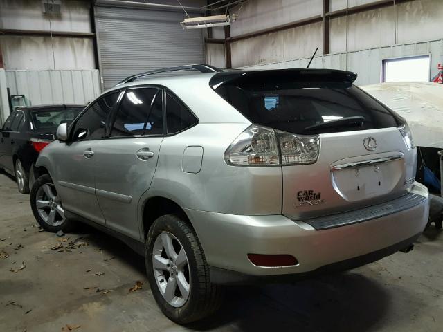 2T2GA31U06C046758 - 2006 LEXUS RX 330 SILVER photo 3