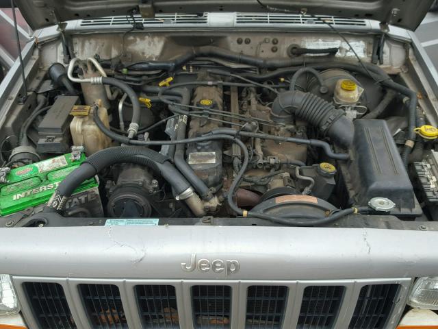 1J4FT48S01L627354 - 2001 JEEP CHEROKEE S SILVER photo 7