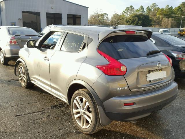 JN8AF5MR7BT016663 - 2011 NISSAN JUKE S GRAY photo 3