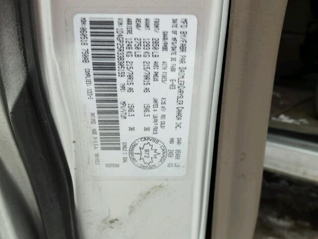 1D4GP25R33B305159 - 2003 DODGE CARAVAN SE SILVER photo 10