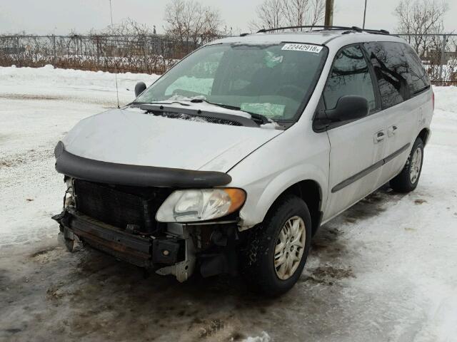 1D4GP25R33B305159 - 2003 DODGE CARAVAN SE SILVER photo 2