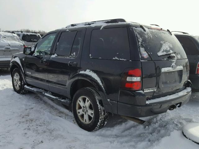 1FMEU73857UB88064 - 2007 FORD EXPLORER X BLACK photo 3