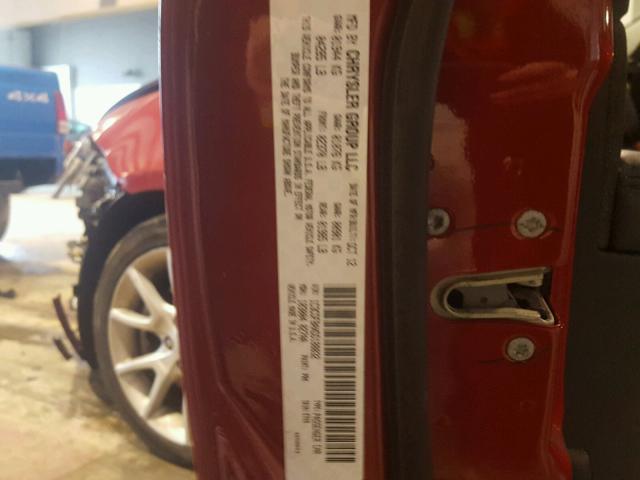 1C3CDFBAXDD188832 - 2013 DODGE DART SXT RED photo 10