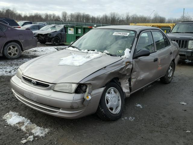 2T1BR12E2YC380666 - 2000 TOYOTA COROLLA VE TAN photo 2