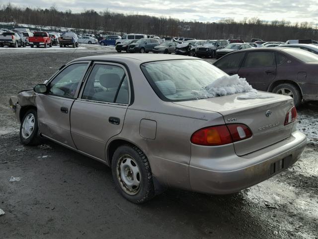 2T1BR12E2YC380666 - 2000 TOYOTA COROLLA VE TAN photo 3