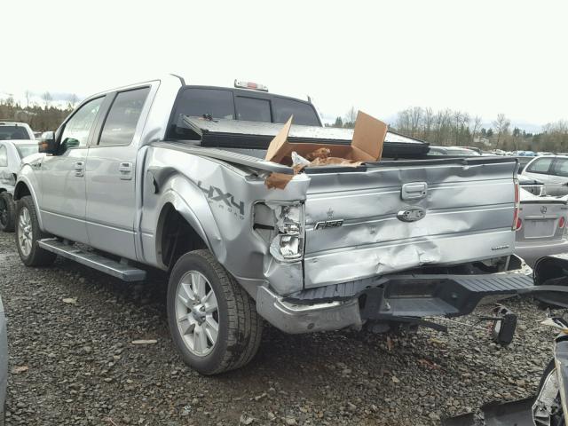 1FTFW1EF9CFB74260 - 2012 FORD F150 SUPER SILVER photo 3