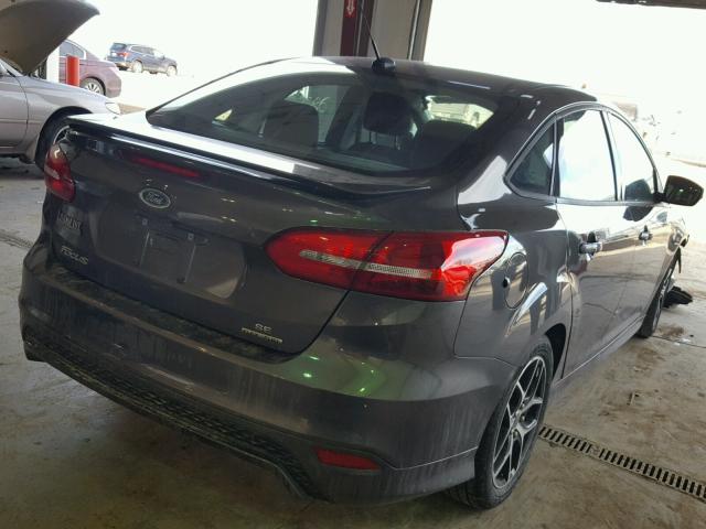 1FADP3F2XFL280224 - 2015 FORD FOCUS SE GRAY photo 4