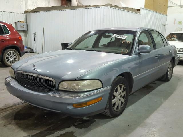 1G4CW54K444160123 - 2004 BUICK PARK AVENU TEAL photo 2