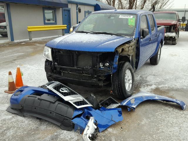 1N6AD0EV6EN738390 - 2014 NISSAN FRONTIER S BLUE photo 2