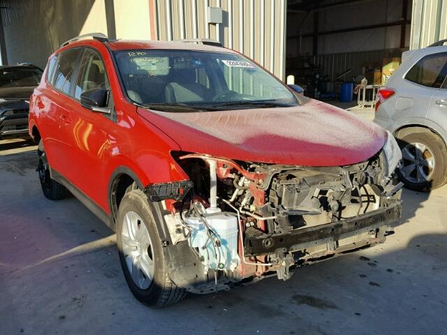 2T3ZFREV6EW107605 - 2014 TOYOTA RAV4 LE RED photo 1