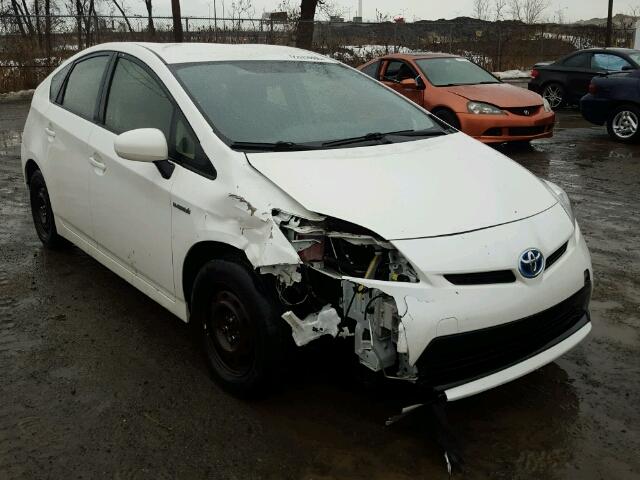 JTDKN3DU2C5417068 - 2012 TOYOTA PRIUS WHITE photo 1