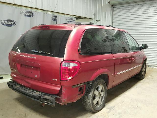 2D4GP54L33R130329 - 2003 DODGE GRAND CARA BURGUNDY photo 4