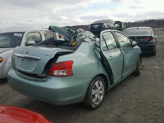 JTDBT923781261983 - 2008 TOYOTA YARIS GREEN photo 4