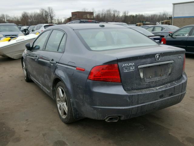 19UUA66296A076766 - 2006 ACURA 3.2TL GRAY photo 3