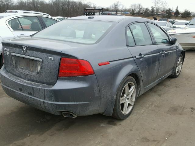 19UUA66296A076766 - 2006 ACURA 3.2TL GRAY photo 4