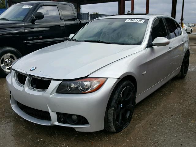 WBAVB77588NH80029 - 2008 BMW 335 I SILVER photo 2