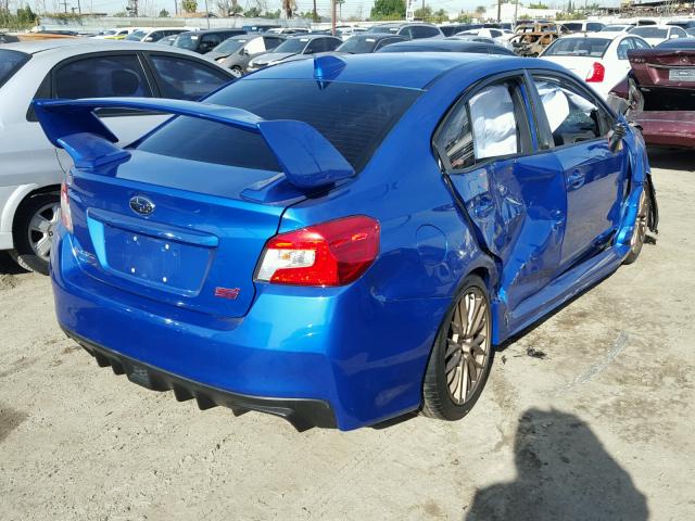 JF1VA2M6XH9833850 - 2017 SUBARU WRX STI BLUE photo 4