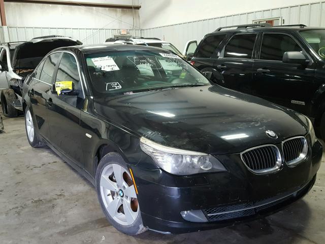 WBANV13568BZ48890 - 2008 BMW 528 XI BLACK photo 1