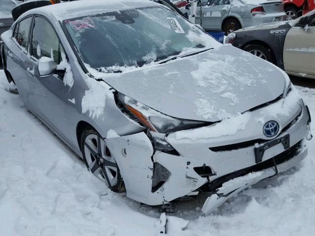 JTDKARFU5G3506307 - 2016 TOYOTA PRIUS SILVER photo 1