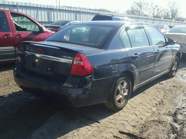 1G1ZT54865F166614 - 2005 CHEVROLET MALIBU LS BLUE photo 4