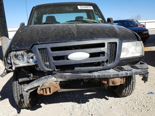 1FTYR10D18PA11058 - 2008 FORD RANGER BLACK photo 9