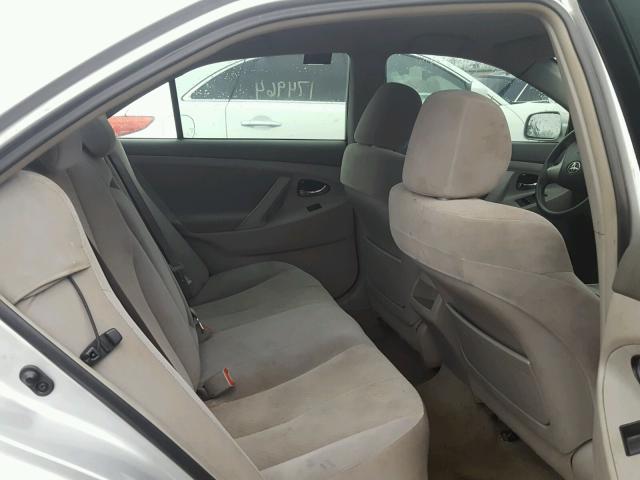 4T1BE46K69U889897 - 2009 TOYOTA CAMRY BASE SILVER photo 6