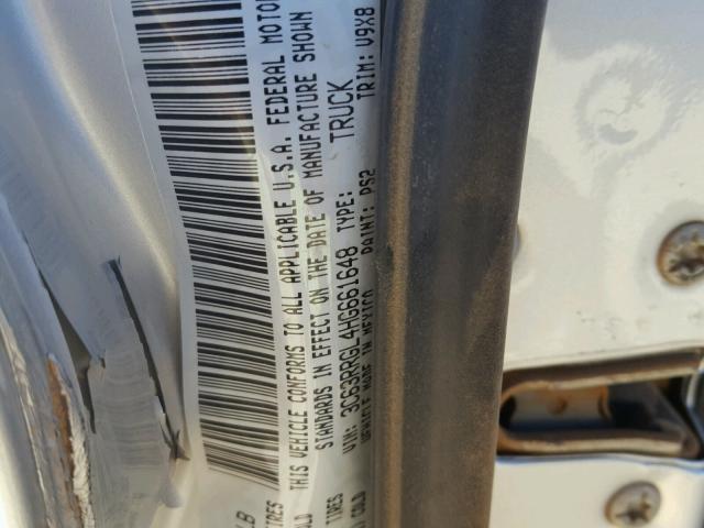 3C63RRGL4HG661648 - 2017 RAM 3500 ST SILVER photo 10