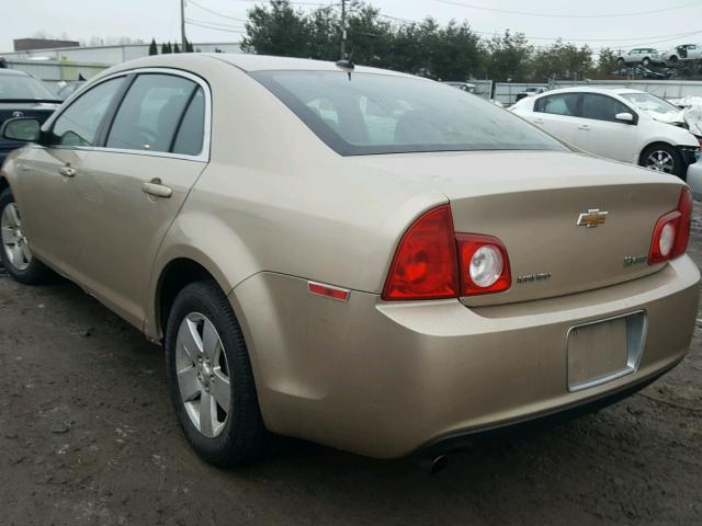 1G1ZF57578F273202 - 2008 CHEVROLET MALIBU HYB TAN photo 3