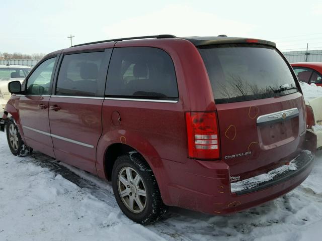 2A4RR5D15AR358922 - 2010 CHRYSLER TOWN & COU RED photo 3