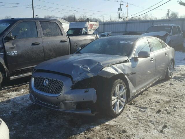 SAJWJ2GD1D8V47511 - 2013 JAGUAR XJL PORTFO GRAY photo 2