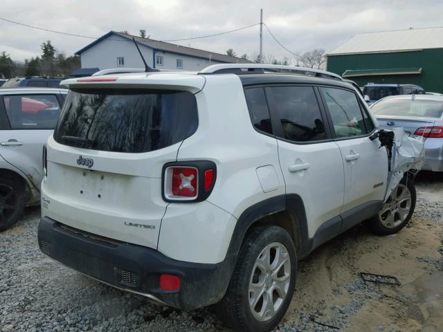 ZACCJBDT0FPC44812 - 2015 JEEP RENEGADE L WHITE photo 4