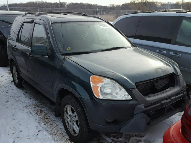 JHLRD788X4C050880 - 2004 HONDA CR-V EX GREEN photo 1