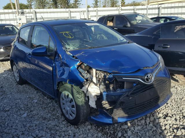 VNKKTUD36HA076203 - 2017 TOYOTA YARIS L BLUE photo 1