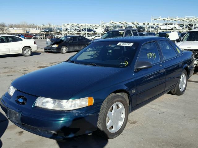 1FALP54Y2NA203937 - 1992 FORD TAURUS SHO GREEN photo 2