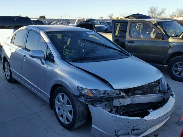 2HGFA1F55AH317013 - 2010 HONDA CIVIC LX SILVER photo 1