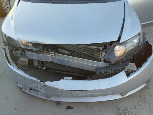 2HGFA1F55AH317013 - 2010 HONDA CIVIC LX SILVER photo 9