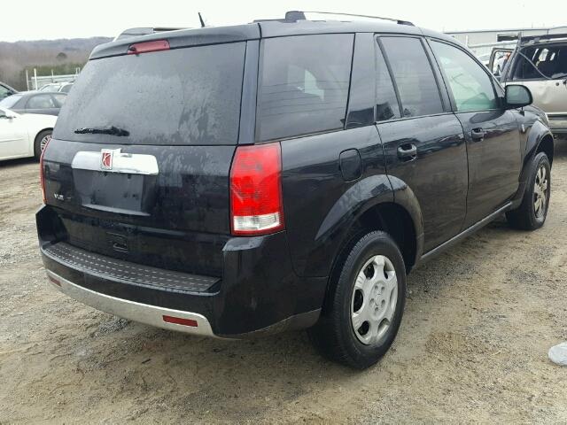 5GZCZ33D76S873694 - 2006 SATURN VUE BLACK photo 4