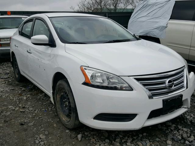 3N1AB7AP0FY269099 - 2015 NISSAN SENTRA S WHITE photo 1