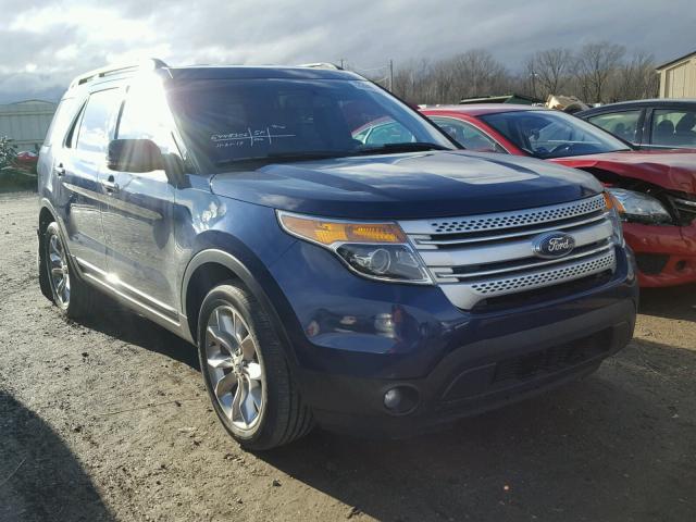 1FMHK8D88CGA92655 - 2012 FORD EXPLORER X BLUE photo 1