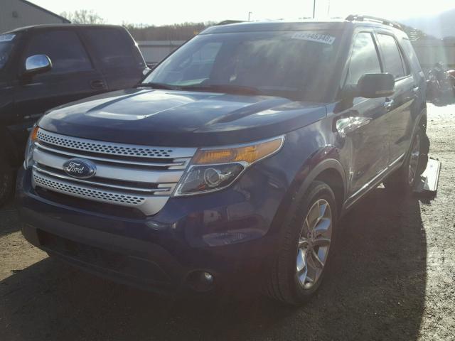 1FMHK8D88CGA92655 - 2012 FORD EXPLORER X BLUE photo 2